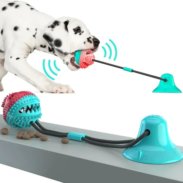 Brinquedo Interativo com Ventosa para Cães