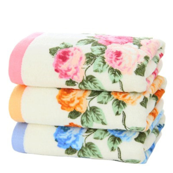Toalha de Mão com Estampa Floral